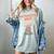 Introvert Mode Hiking Activated Hiker Women's Comfort Colors T-Shirt Denim