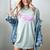 It's Too Nonfictiony Outside Bookish Women's Comfort Colors T-Shirt Denim