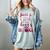 JUST A GIRL WHO LOVES BOOKS LIBRARIAN BOOK LOVERS BOOKWORM Women's Comfort Colors T-Shirt Denim