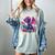 Just a Girl Who Loves Dragons And Books Dragon Women's Comfort Colors T-Shirt Denim