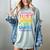 JUST ONE MORE CHAPTER Fun Reading Book Lover Women's Comfort Colors T-Shirt Denim JUST ONE MORE CHAPTER Fun Reading Book Lover Women's Comfort Colors T-Shirt Denim