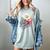 Kawaii Eagle Reads Book Reading Library Book Bookworm Women's Comfort Colors T-Shirt Denim
