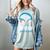 Keep Calm Earthlings Are Strange Alien Introvert Women's Comfort Colors T-Shirt Denim