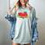 Librarian Library Assistant Libraries Rock Book Lover Women's Comfort Colors T-Shirt Denim