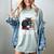Life Is Better With Books Cats & Coffee Librarian Book Lover Women's Comfort Colors T-Shirt Denim