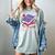 Literary Reading Book Introvert Booktrovert Reading Women's Comfort Colors T-Shirt Denim