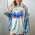 Little Ghost Coffee Tee Spooky Season Ghost Reading Book Women's Comfort Colors T-Shirt Denim