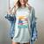 Take a Look It's In a Book Teacher Reading Apparel Women's Comfort Colors T-Shirt Denim