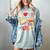 I Love 70's Music Retro Style Nostalgia Cassette 1970s Party Women's Comfort Colors T-Shirt Denim