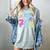 I Love 70's Retro Style Nostalgia Vibe 1970's Party Premium Tri-Blend Women's Comfort Colors T-Shirt Denim