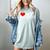 I Love My Social Anxiety Heart Humor Introvert Statement Women's Comfort Colors T-Shirt Denim
