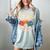 Lunch Boxes With Stickers Lunch Box Nostalgia Retro Women's Comfort Colors T-Shirt Denim