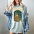 Night Owl Cozy Reading Tea Coffee Lover Bookworm Cute Women's Comfort Colors T-Shirt Denim