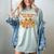 We Do Not Care Club WDNC Reading Book Boho Floral Women's Comfort Colors T-Shirt Denim