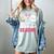 Nothing Beats Reading Rock Paper Scissors Book Lover Library Women's Comfort Colors T-Shirt Denim