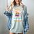 Once Upon A Time There Was A Girl Who Loves Books And Cats Women's Comfort Colors T-Shirt Denim Once Upon A Time There Was A Girl Who Loves Books And Cats Women's Comfort Colors T-Shirt Denim