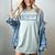 Overthinking In Progress Introvert Please Wait Women's Comfort Colors T-Shirt Denim
