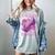 Pastel Goth In Memory Of My Social Life Coffin & Pink Roses Women's Comfort Colors T-Shirt Denim Pastel Goth In Memory Of My Social Life Coffin & Pink Roses Women's Comfort Colors T-Shirt Denim