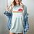 Please Be Patient With Me I'm From The 1900s Fathers Day Women's Comfort Colors T-Shirt Denim