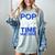 Pop Music Becomes a Time Machine Nostalgia Sound Quote Women's Comfort Colors T-Shirt Denim Pop Music Becomes a Time Machine Nostalgia Sound Quote Women's Comfort Colors T-Shirt Denim