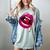 Rainbow Lips With a Cherry In The Mouth 80s Nostalgia Premium Tri-Blend Women's Comfort Colors T-Shirt Denim Rainbow Lips With a Cherry In The Mouth 80s Nostalgia Premium Tri-Blend Women's Comfort Colors T-Shirt Denim