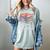 Rather Be Reading Book Lover Stack Women's Comfort Colors T-Shirt Denim Rather Be Reading Book Lover Stack Women's Comfort Colors T-Shirt Denim