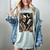 The Reader Tarot Card Skeleton Reading Book Bookworm Bookish Women's Comfort Colors T-Shirt Denim The Reader Tarot Card Skeleton Reading Book Bookworm Bookish Women's Comfort Colors T-Shirt Denim