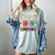 Reading Book Lover School Librarian Hooray It's Library Day Women's Comfort Colors T-Shirt Denim