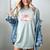 Reading Books Mom Mothers Day Coquette Pink Bow Book Lovers Women's Comfort Colors T-Shirt Denim Reading Books Mom Mothers Day Coquette Pink Bow Book Lovers Women's Comfort Colors T-Shirt Denim