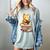 Reading Cat Books Cute Women's Comfort Colors T-Shirt Denim Reading Cat Books Cute Women's Comfort Colors T-Shirt Denim