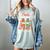 Reading Gnomes Cute Easily Distracted By Books And Gnomes Women's Comfort Colors T-Shirt Denim