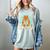 Reading Makes Me Cappy Bookworm Capybara Book Reading Women's Comfort Colors T-Shirt Denim Reading Makes Me Cappy Bookworm Capybara Book Reading Women's Comfort Colors T-Shirt Denim