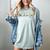 Reading Silly Goose Teacher Bookish Librarian Book Lover Women's Comfort Colors T-Shirt Denim