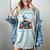 Reading Snow So Many Books Christmas Snow Little Time Women's Comfort Colors T-Shirt Denim