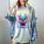 Readsalotl Axolotl Book Lovers Axolotls Women's Comfort Colors T-Shirt Denim
