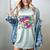 Readsolotl Cute Axolotl Book Lover Reading Women Girls Women's Comfort Colors T-Shirt Denim