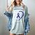 Remembrance In Memory Of My Sister Colon Cancer Awareness Women's Comfort Colors T-Shirt Denim