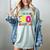 Retro 80's Costume 80s Nostalgia Party Women's Comfort Colors T-Shirt Denim