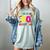 Retro 80's Costume 80s Nostalgia Party Women's Comfort Colors T-Shirt Denim