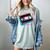 Retro VHS Vaporwave Video Cassette Nostalgia Geek Chic Premium Tri-Blend Women's Comfort Colors T-Shirt Denim