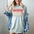 Sarcastic Anti Social Introvert Socialize Women's Comfort Colors T-Shirt Denim