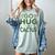 Sassy Saying Go Hug Cactus Introverts Sassy Quote No Hugs Women's Comfort Colors T-Shirt Denim