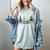Seasons Readings Christmas Tree Book Lover Women's Comfort Colors T-Shirt Denim