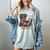 He Sees What You'Ve Been Reading Santa Christmas Bookish Women's Comfort Colors T-Shirt Denim He Sees What You'Ve Been Reading Santa Christmas Bookish Women's Comfort Colors T-Shirt Denim