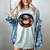Serene Music Enthusiast With Headphones Introvert Cute Boy Women's Comfort Colors T-Shirt Denim