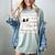 Skeleton Coffee Lover Introvert Women's Comfort Colors T-Shirt Denim
