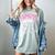 SMUT Slut Provocative Literature Book Club Book Reading Women's Comfort Colors T-Shirt Denim