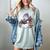 Snowman Reading Book Lovers Christmas Bookworm Librarian Women's Comfort Colors T-Shirt Denim Snowman Reading Book Lovers Christmas Bookworm Librarian Women's Comfort Colors T-Shirt Denim