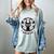 Socially Awkward Cute Introvert Cat Meme Anti-Social Club Women's Comfort Colors T-Shirt Denim