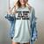 Stay Home It's Too Peopley Out There Sarcastic Introvert Women's Comfort Colors T-Shirt Denim